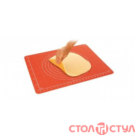 Поверхность для раскатки теста с зажимом DELICIA SiliconPRIME 60x50 см Tescoma