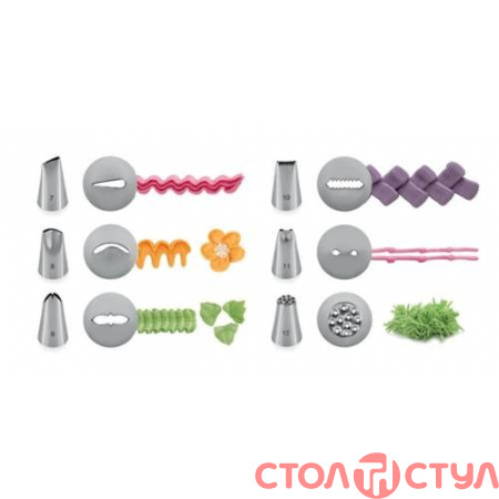 Кондитерские насадки DELICIA 13 шт. нержавеющая сталь Tescoma