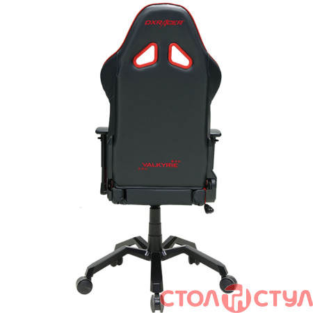 Кресло для геймеров DXRacer Valkyrie OH/VB03/NR Чёрное с красными вставками