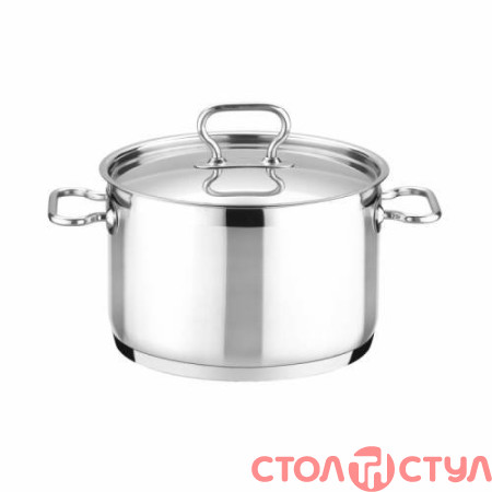 Кастрюля высокая HOME PROFI с крышкой  22 см 5.5л Tescoma