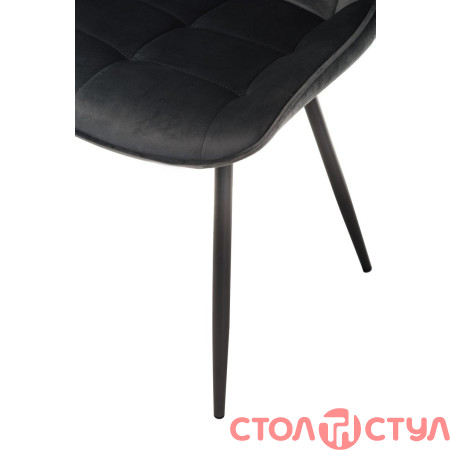 Стул N-45 Vetro серый велюр