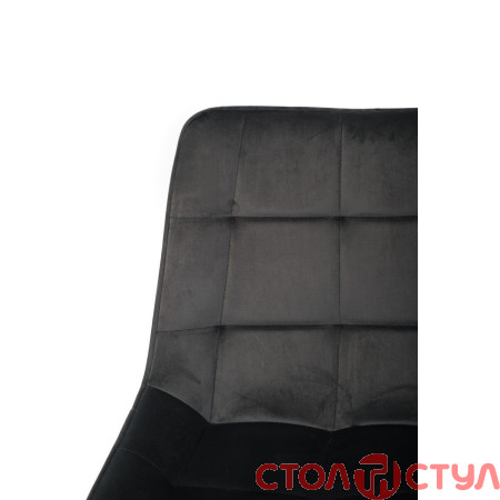 Стул N-45 Vetro серый велюр