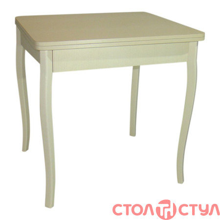 Стол кухонный раскладной Тавол Компакт ноги фигурные деревянные