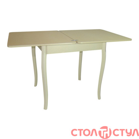 Стол кухонный раскладной Тавол Компакт ноги фигурные деревянные
