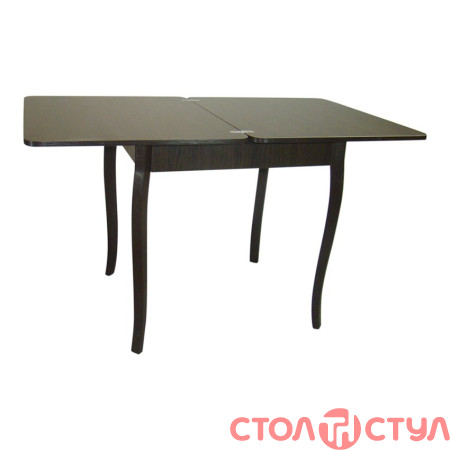 Стол кухонный раскладной Тавол Компакт ноги фигурные деревянные