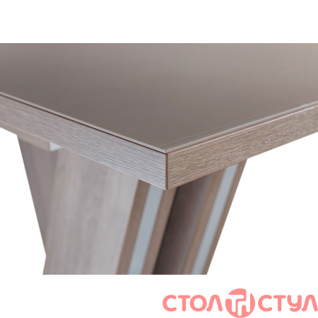 Стол обеденный DT-402-U 120(160)*80*76 дуб серо-бежевый