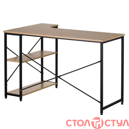 Стол с стеллажом Special4You STRADA BEIGE