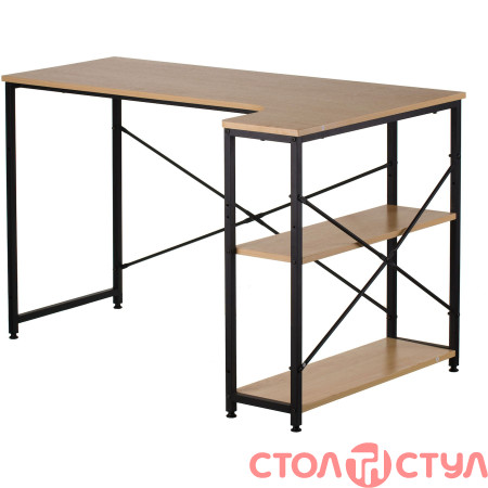 Стол с стеллажом Special4You STRADA BEIGE