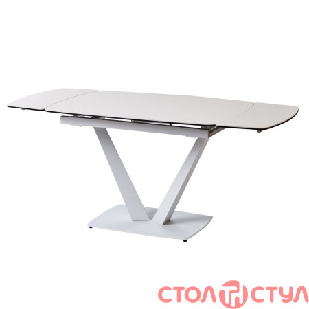 Стол раскладной ELVI PURE WHITE 120-180