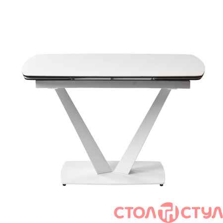 Стол раскладной ELVI PURE WHITE 120-180