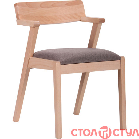Стул обеденный Рокфор бук беленый/капучино