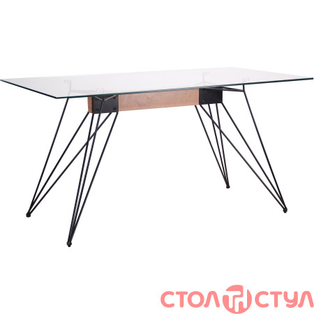 Комплект обеденный Стол Каттани+Стул Лоренцо бук/серый
