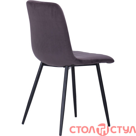 Стул обеденный Indiana черный/velvet gray