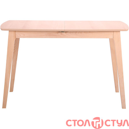 Стол обеденный раздвижной Конте бук беленый