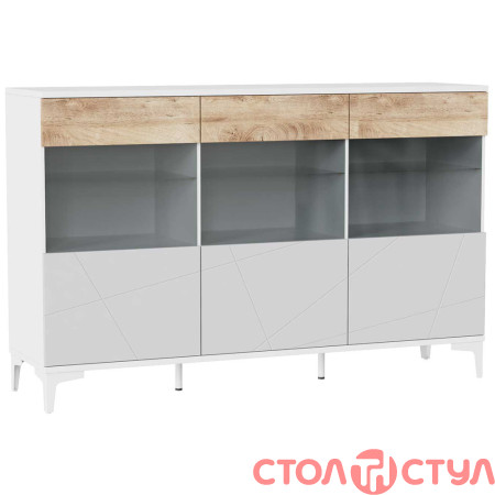Греденция Picassa Т3 Пепельный ARTinHEAD
