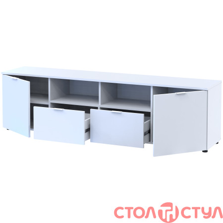 Комод Doros Рон 4 фасада 2 ящика 4 Белый