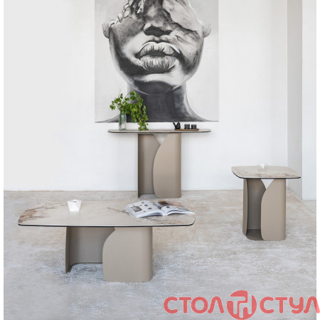 Консоль Кристиано аврора голд + бежевый