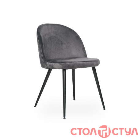 Стул Vetro М-12 серый велюр