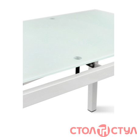 Стол Венди XS-1025, 80/130*65, белый/белые ноги