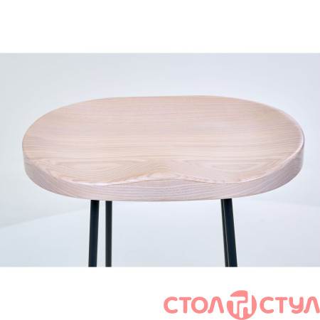 Стул Jam черный графит Ясень отбеленный