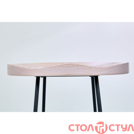 Стул Jam черный графит Ясень отбеленный
