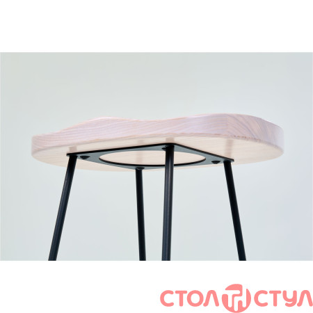 Стул Jam черный графит Ясень отбеленный