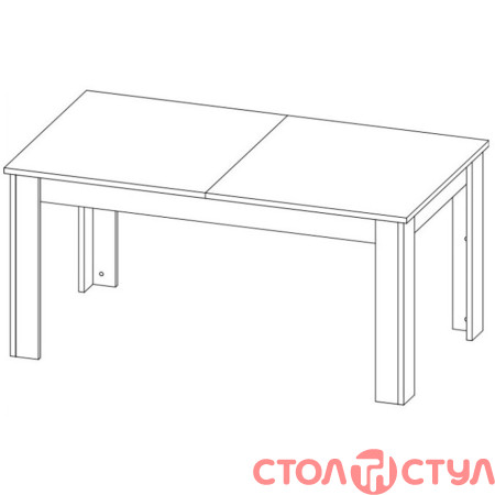 Стол кухонный Санди дуб гранд со склада