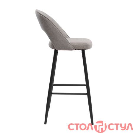 Стул барный TAYLOR ткань серый