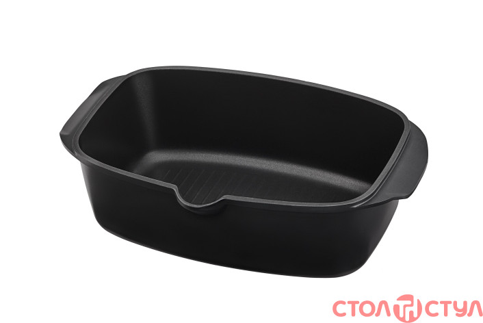 Гусятница Lessner Black Pro New 55873 алюминиевая антипригарная 5,6 л