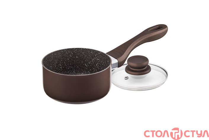 Ковш Lessner Chocolate Line 88364-14 алюминиевый антипригарный 14 см
