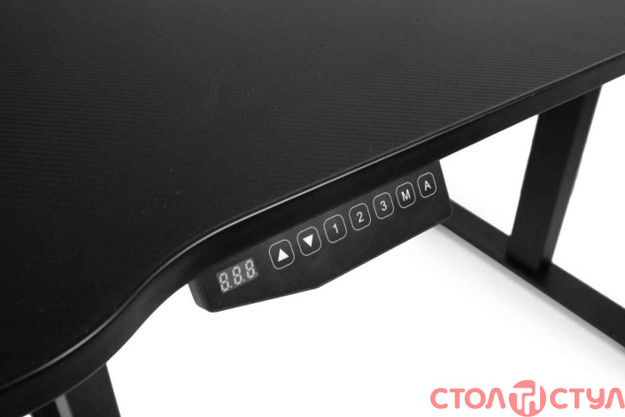 Регулируемый стол Barsky StandUp Memory electric 1 motor black carbon 1350*670 BSU_el-02