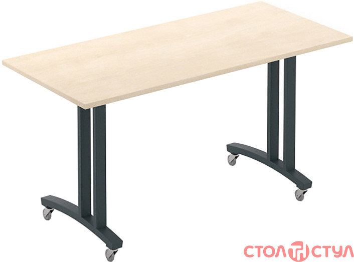 Стол с откидной крышкой мобильный X5161 L1200 W600 H746 mm