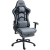 Кресло VR Racer Textile Craft серый/черный