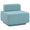 Кресло Corner Grey Blue (D61) 80x80x65