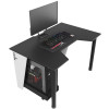 Геймерский игровой стол ZEUS GAMER-1 бело-черный