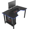 Геймерский игровой стол ZEUS GAMER-3 черный/синий
