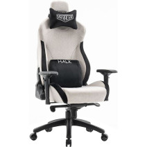 Кресло геймерское VR Racer Textile Halk серый/черный