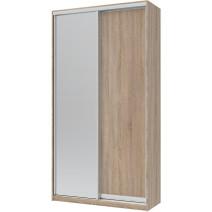 Шкаф Сити Лайт 120х45х225 ДСП + Зеркало Doros