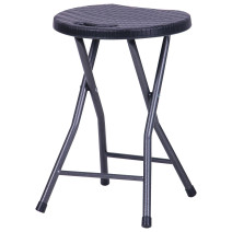 Табурет складной Сеат YC-035 пластик Rattan Black