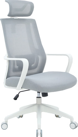 Кресло офисное Officepro Harmony OC310-W-LG-LG White/Light Gray