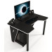 Геймерский игровой стол ZEUS IVAR-1200 черный/белый
