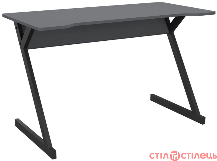 Стіл комп'ютерний Dexter DX1200 (1200х600х750Н) чорний графіт/Сірий Шифер