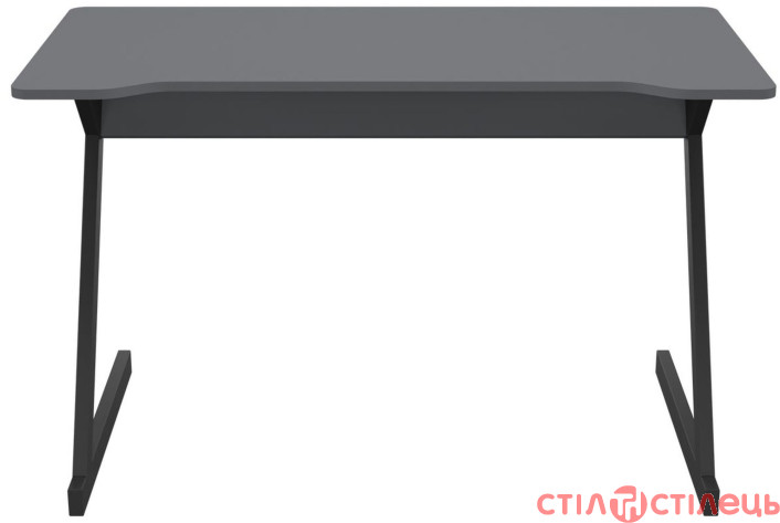 Стіл комп'ютерний Dexter DX1200 (1200х600х750Н) чорний графіт/Сірий Шифер