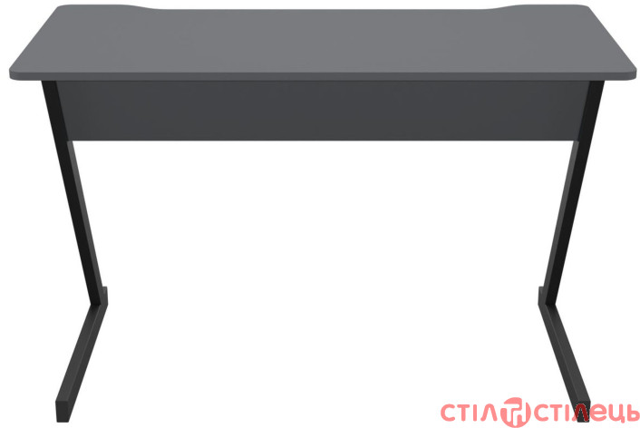 Стіл комп'ютерний Dexter DX1200 (1200х600х750Н) чорний графіт/Сірий Шифер