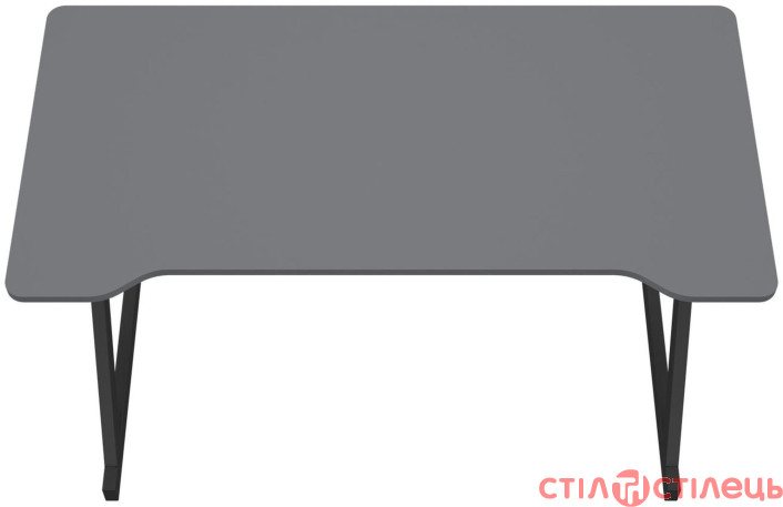 Стіл комп'ютерний Dexter DX1200 (1200х600х750Н) чорний графіт/Сірий Шифер