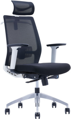 Крісло Install White, Alum, Black / Black