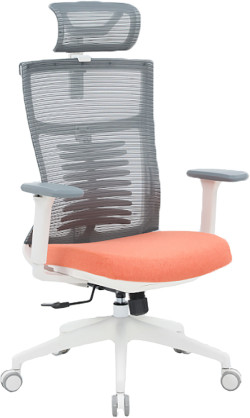 Крісло офісне Officepro Balance OC550-W-DG-OR White/Dark Gray/Orange